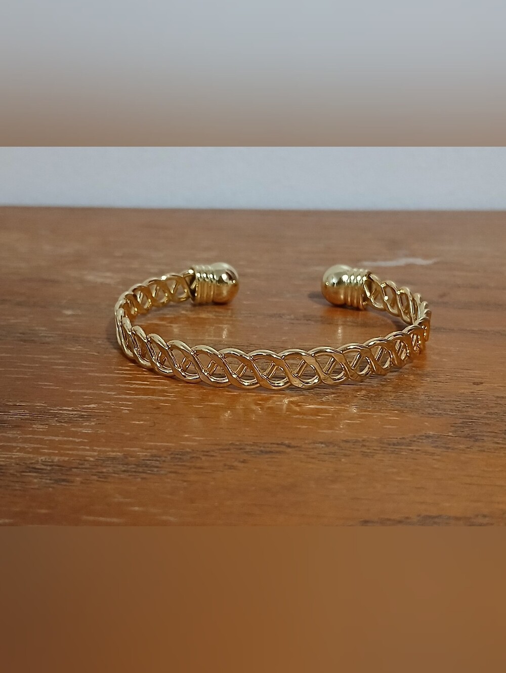 Gold-tone Park Lane Lifestyle Bracelet interwoven lattice design